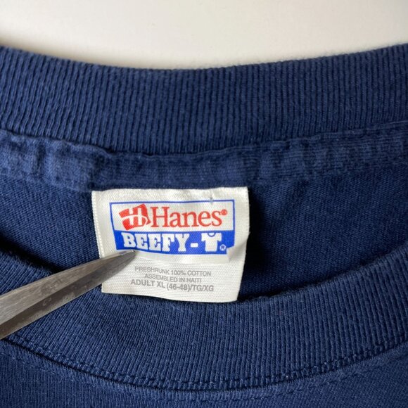 Fighting Irish T Shirt Vintage Y2K Adult Blue Large L Graphic Tee - Picture 4 of 12